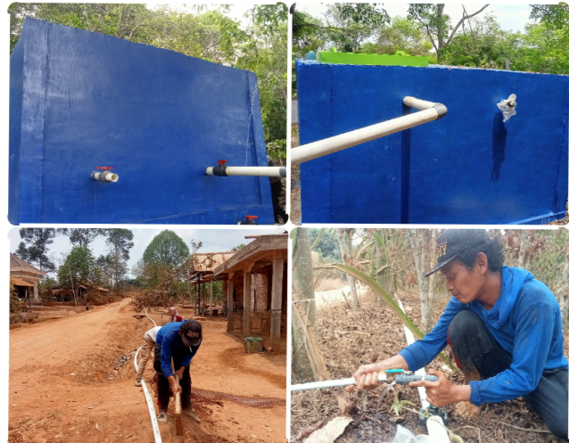 Atasi Keterbatasan Air Bersih, Desa Mekar Jaya Bangun Jaringan Perpipaan 7 Kilo Meter